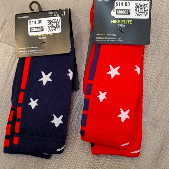 Nike l socks l Youth/Ladies l Basketball l socks by Nike l usa l stars l new - Picture 2 of 3